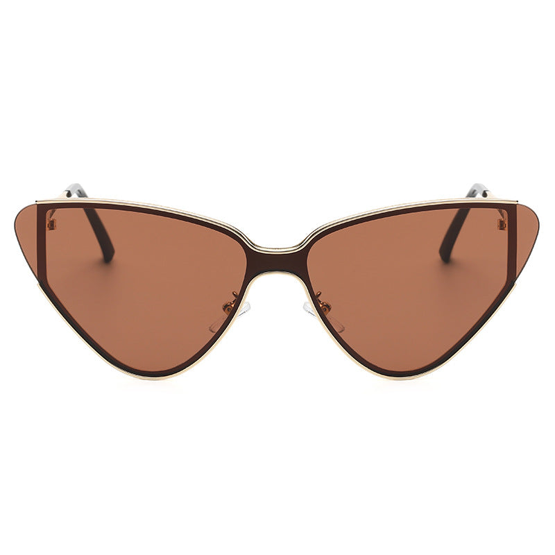 Lunettes de soleil rétro œil de chat femme