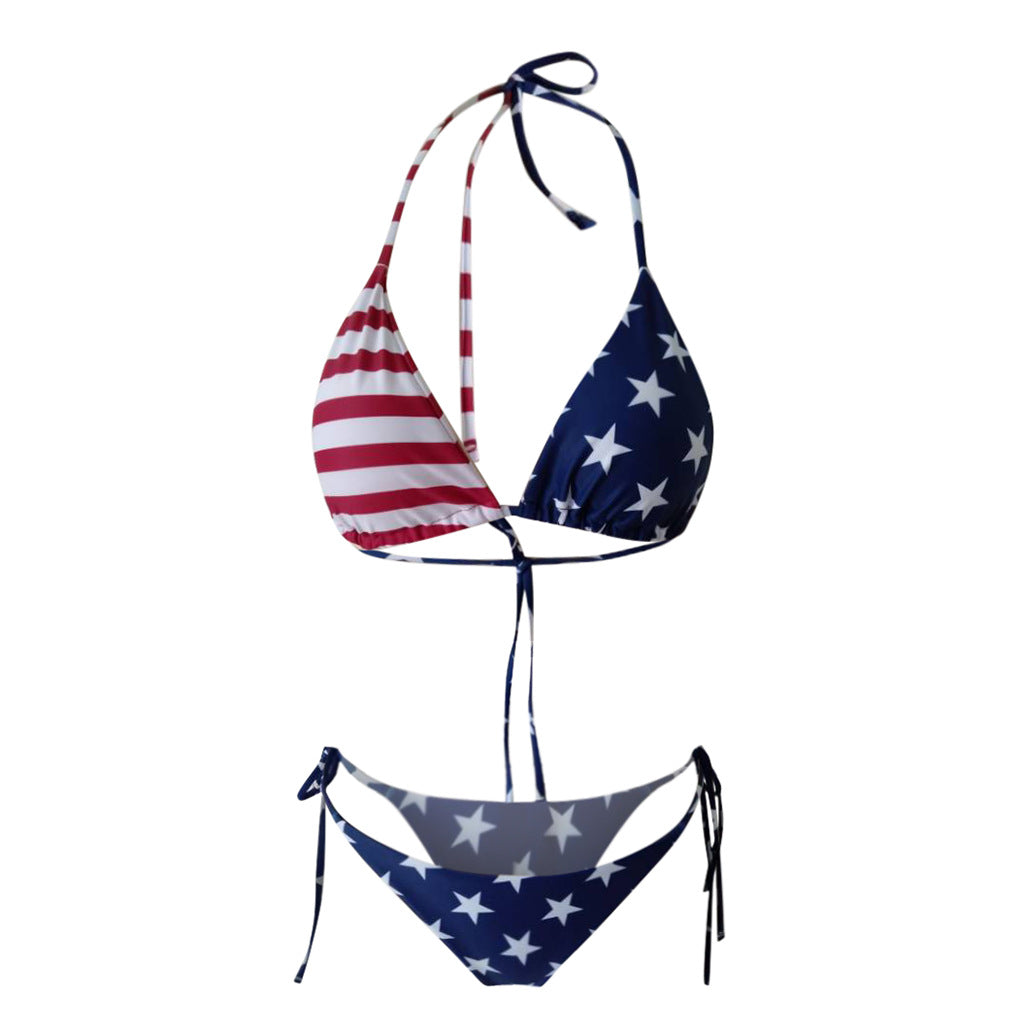 Bikini deux pièces imprimé sexy
