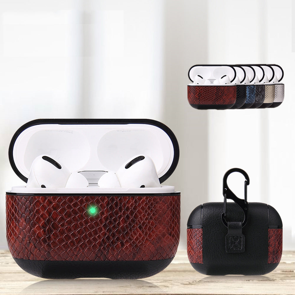 Étui en cuir AirPods Pro (compatible Apple)