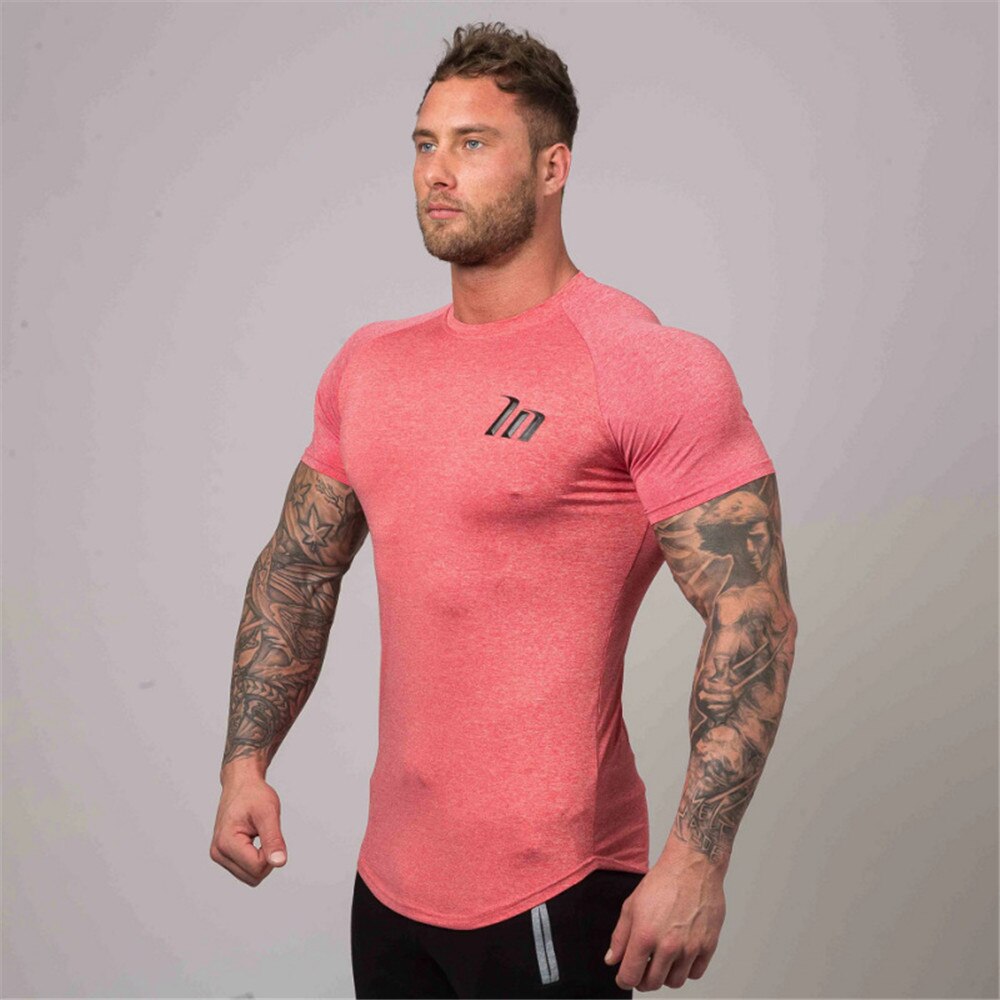 T-shirt de sport moulant à séchage rapide