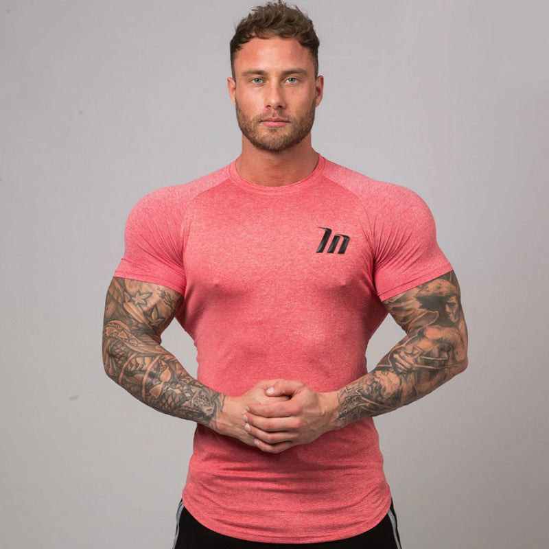T-shirt de sport moulant à séchage rapide