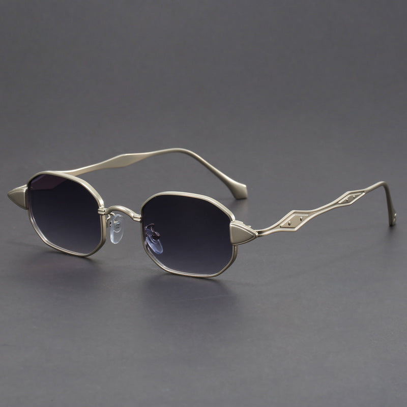 Lunettes de soleil rétro tendance mixte