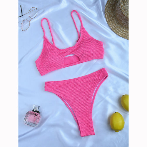 Bikini européen taille haute