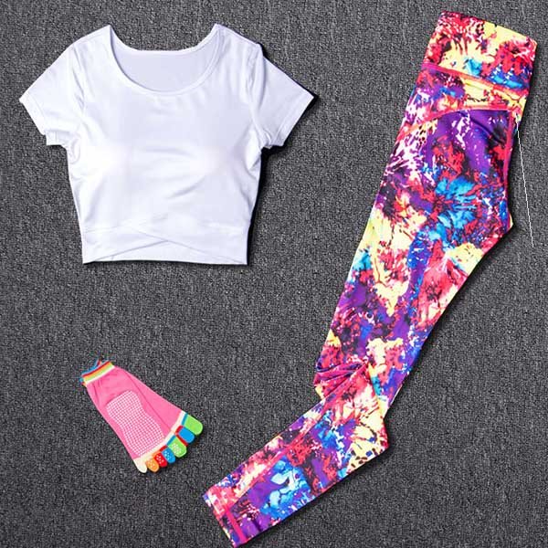 Ensemble yoga sport femme