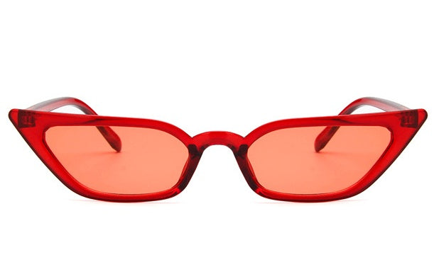 Lunettes de soleil œil de chat sexy étroites
