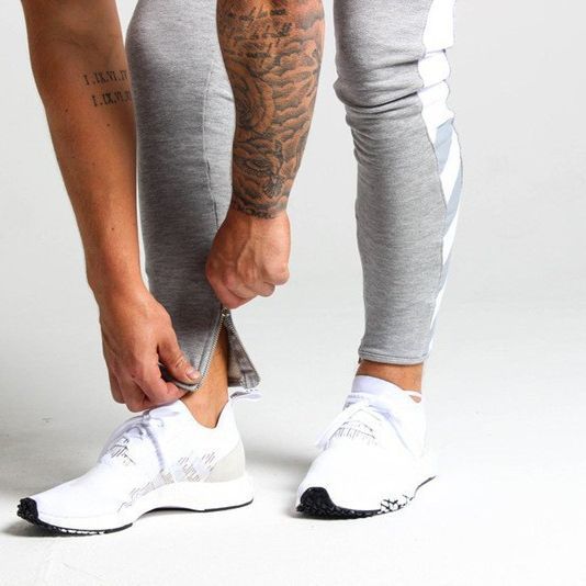 Pantalon slim de running casual sport homme