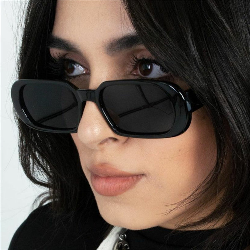 Lunettes de soleil carrées rétro mode