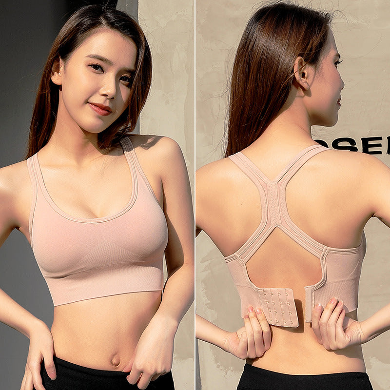 Brassière de sport sans couture femme