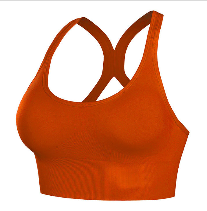 Brassière de sport sans couture femme