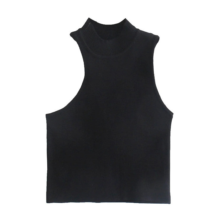 Gilets sans manches à la coupe asymétrique