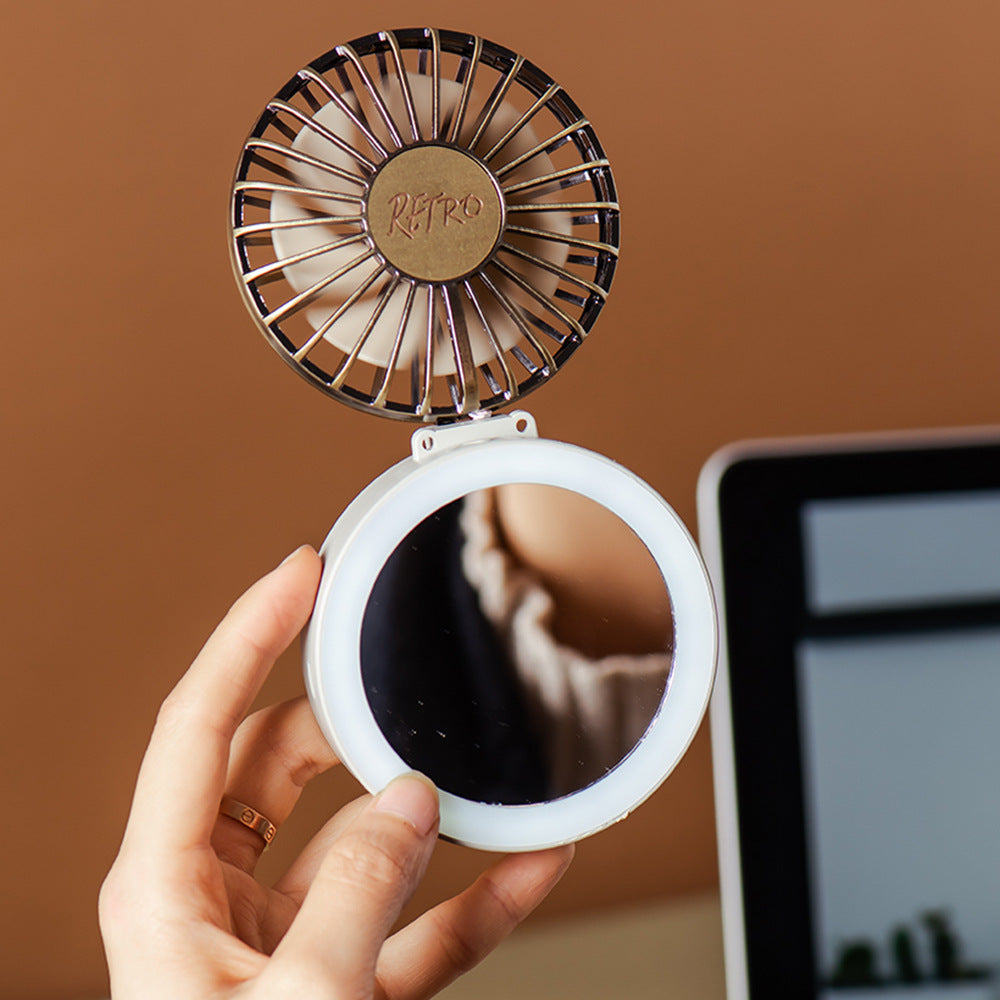 Mini ventilateur pliable rétro