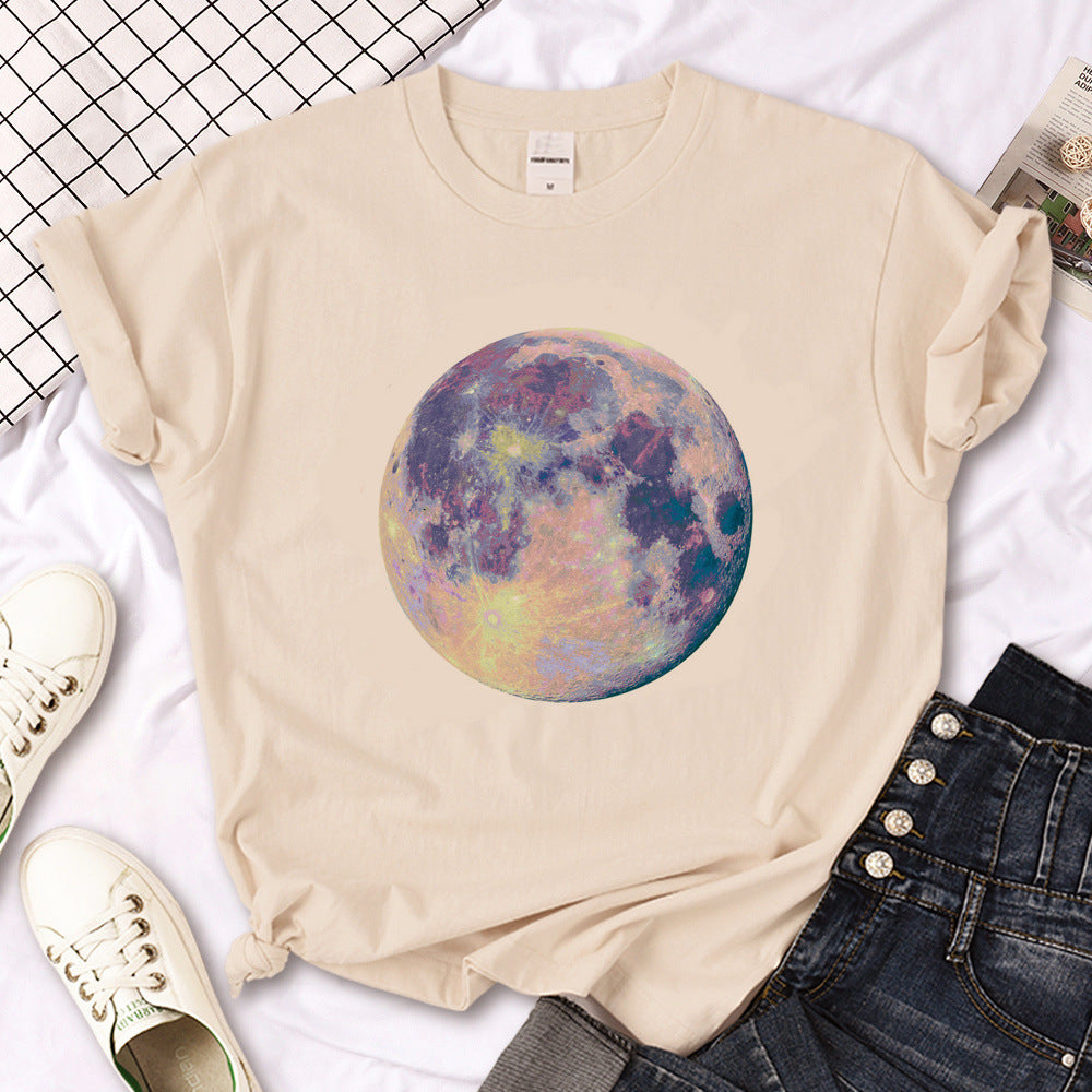 T-shirt femme gothique triple lune sorcière