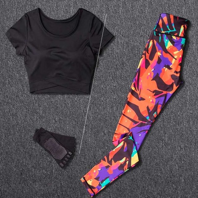 Ensemble yoga sport femme