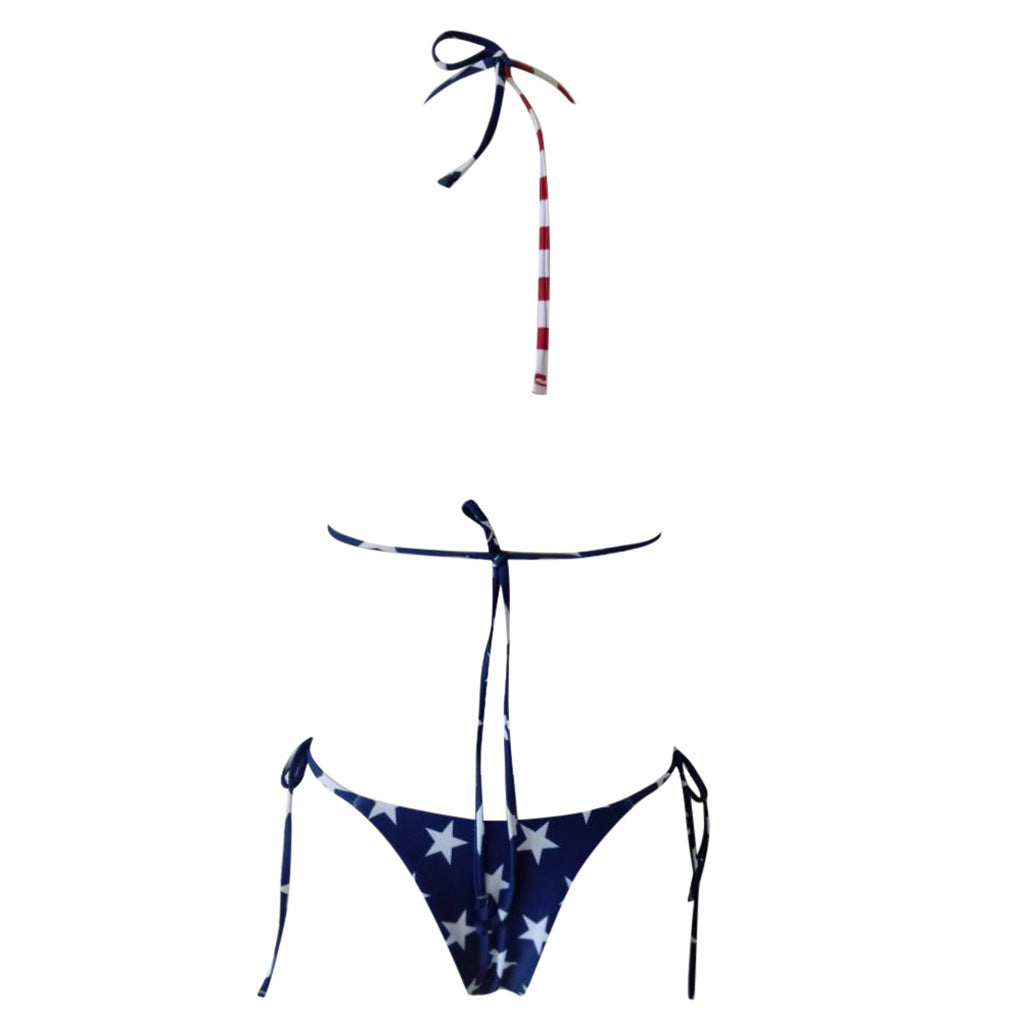 Bikini deux pièces imprimé sexy