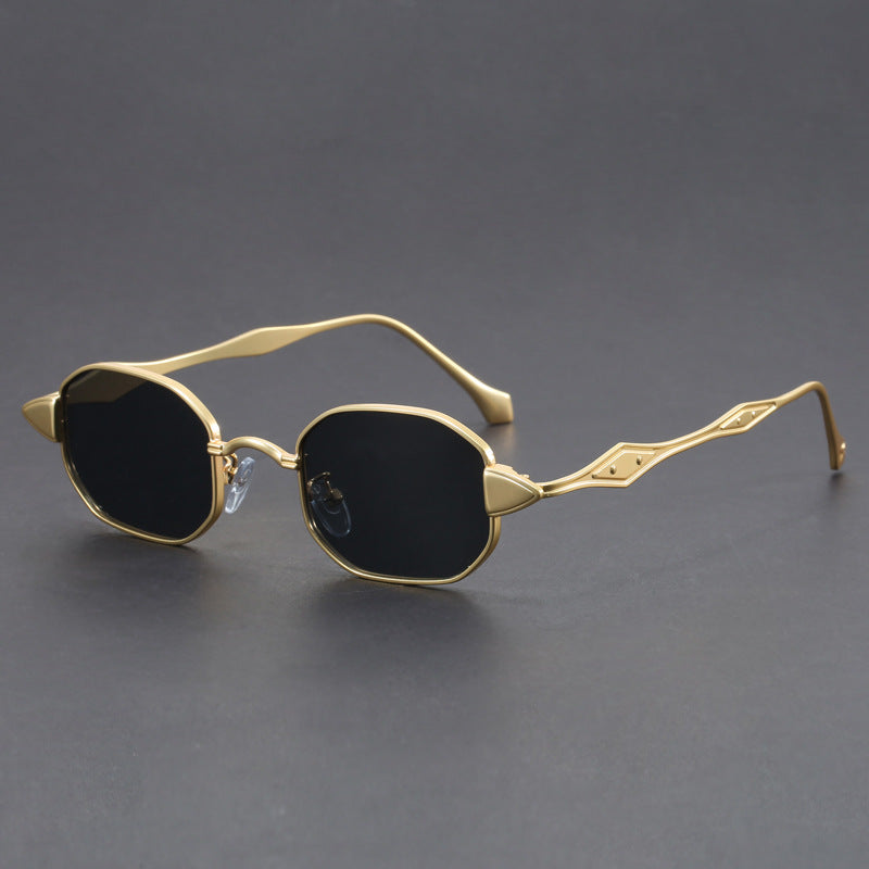 Lunettes de soleil rétro tendance mixte