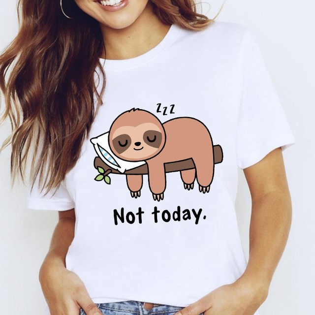 T-shirt femme Harajuku imprimé étoile blanc