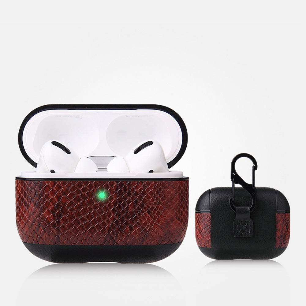 Étui en cuir AirPods Pro (compatible Apple)