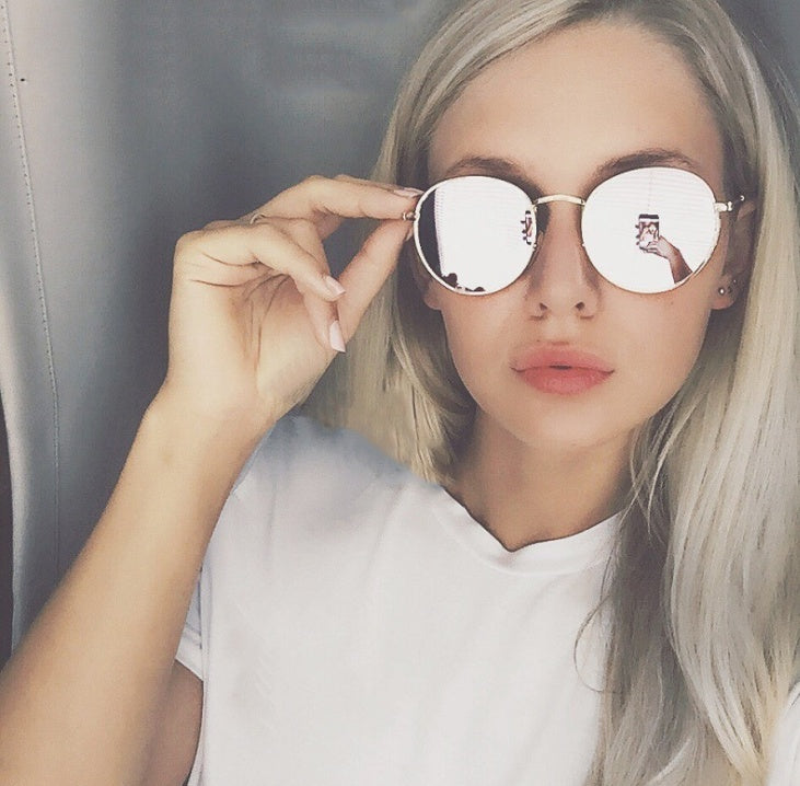 Lunettes de soleil rétro femme