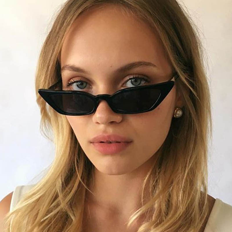 Lunettes de soleil œil de chat sexy étroites