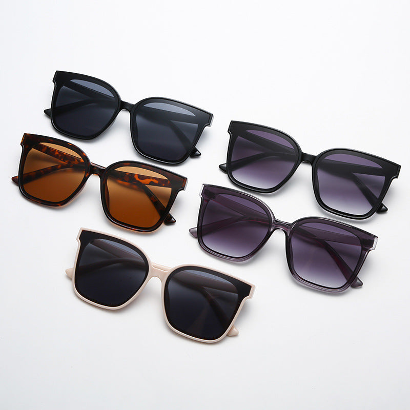 Lunettes de soleil rétro simples tendance mixte