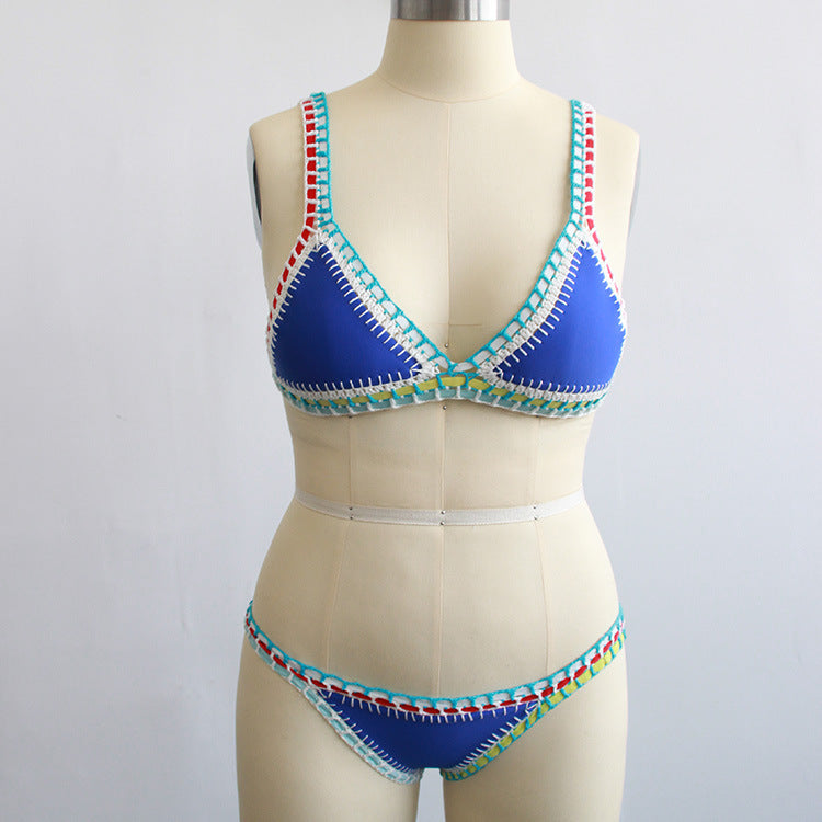 Bikini de plage tissé à la main