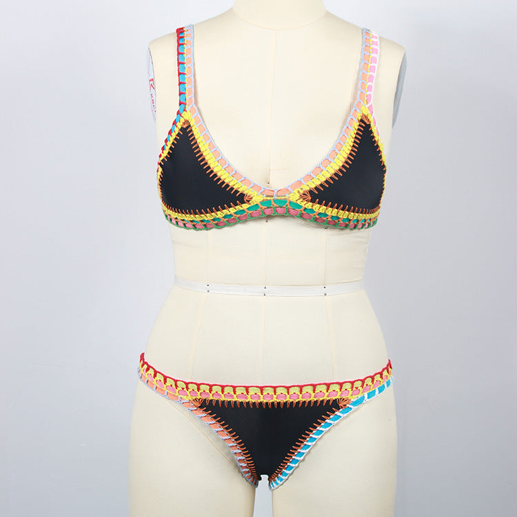 Bikini de plage tissé à la main