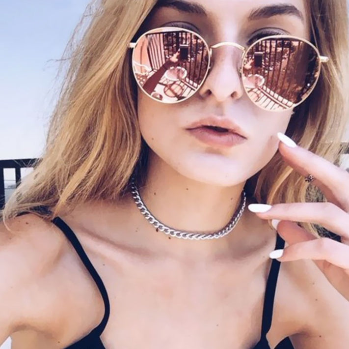 Lunettes de soleil rétro femme