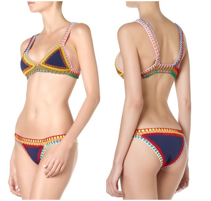 Bikini de plage tissé à la main