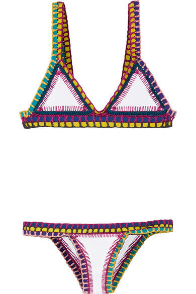 Bikini de plage tissé à la main