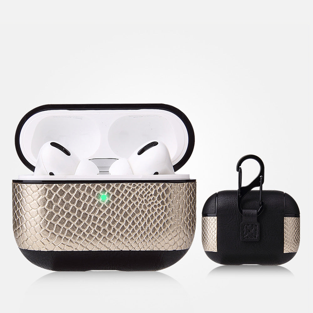 Étui en cuir AirPods Pro (compatible Apple)