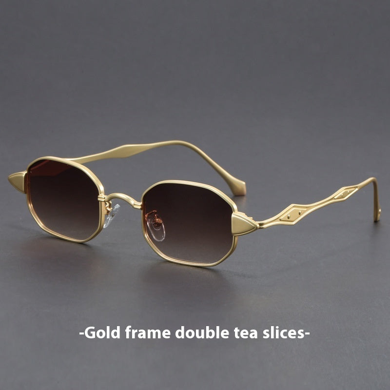 Lunettes de soleil rétro tendance mixte