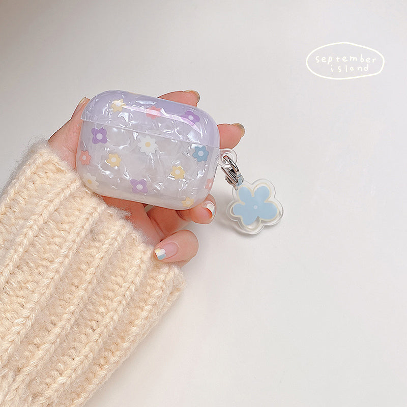 Coque florale anti-chute (compatible Apple)