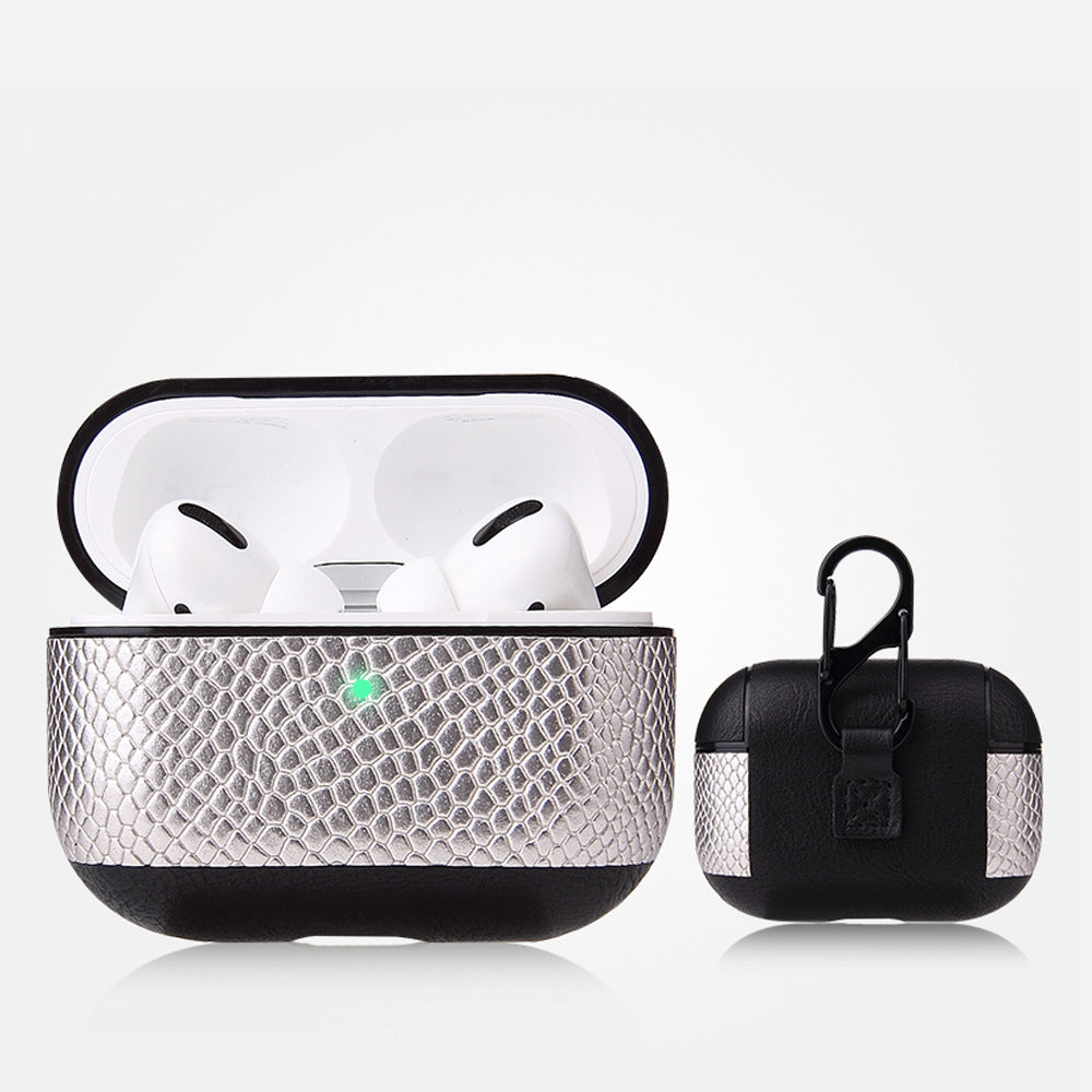 Étui en cuir AirPods Pro (compatible Apple)