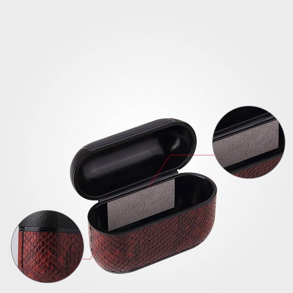 Étui en cuir AirPods Pro (compatible Apple)