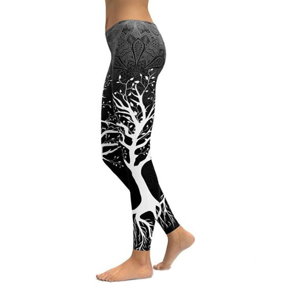 Pantalon de yoga imprimé femme fitness