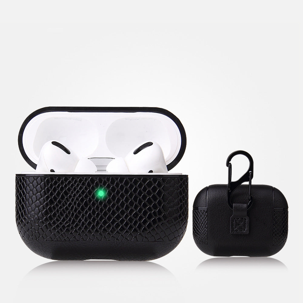 Étui en cuir AirPods Pro (compatible Apple)