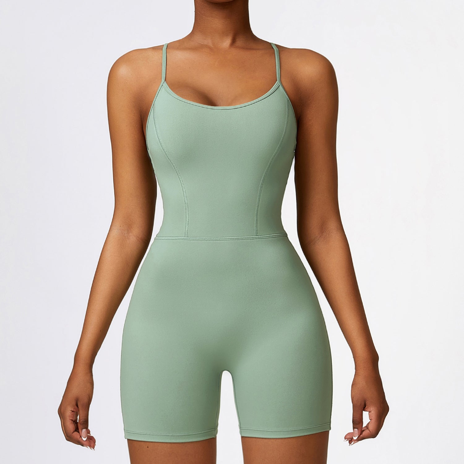 Combinaison de yoga gainante et galbe-fesses