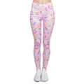 Legging de sport court imprimé