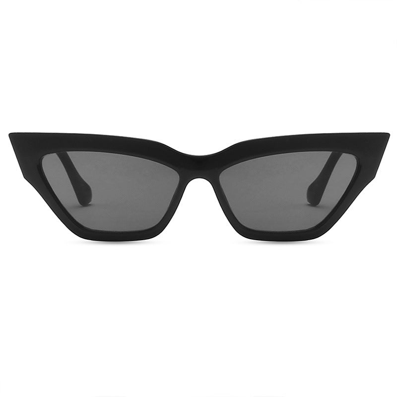 Lunettes de soleil œil de chat avec chaîne femme