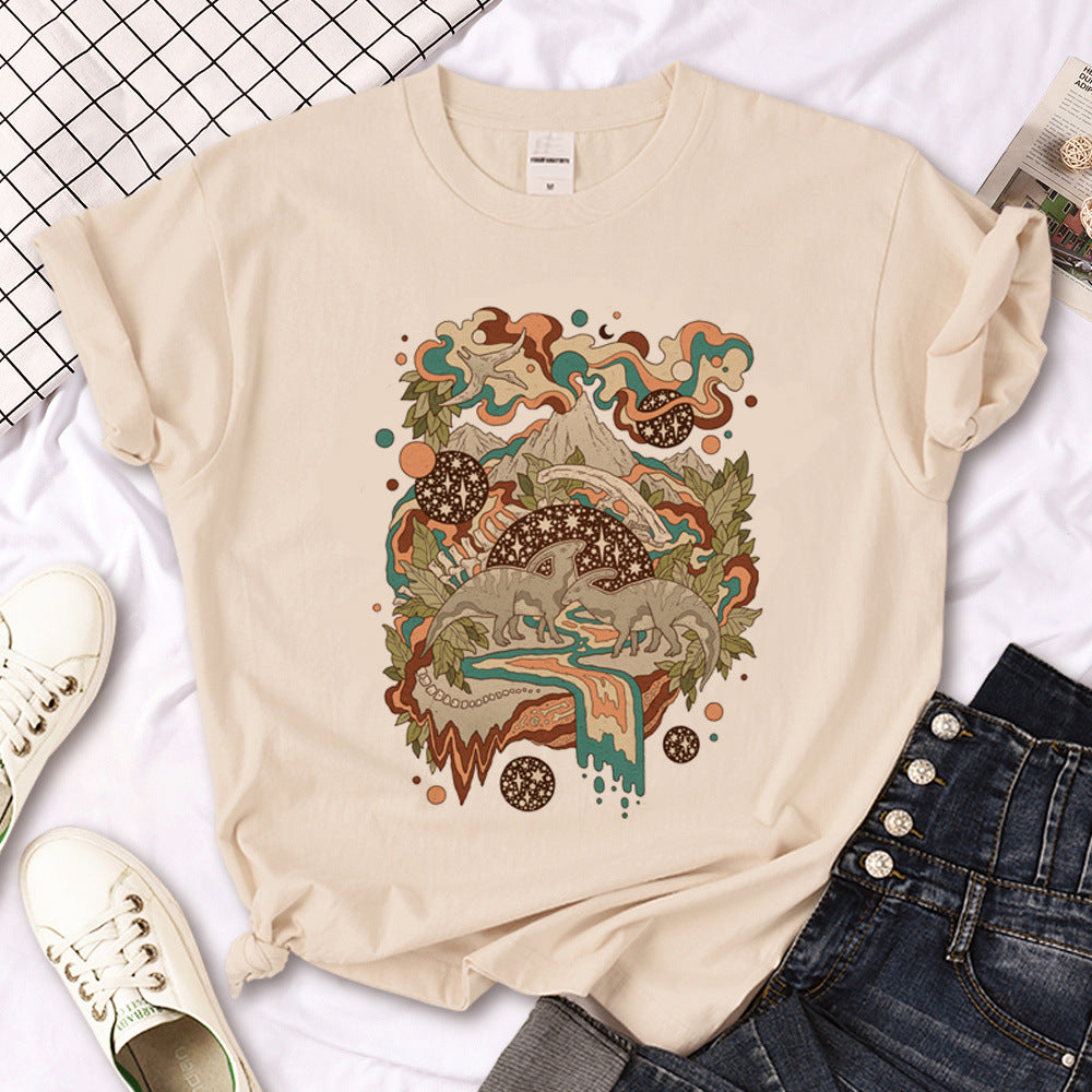 T-shirt femme gothique triple lune sorcière