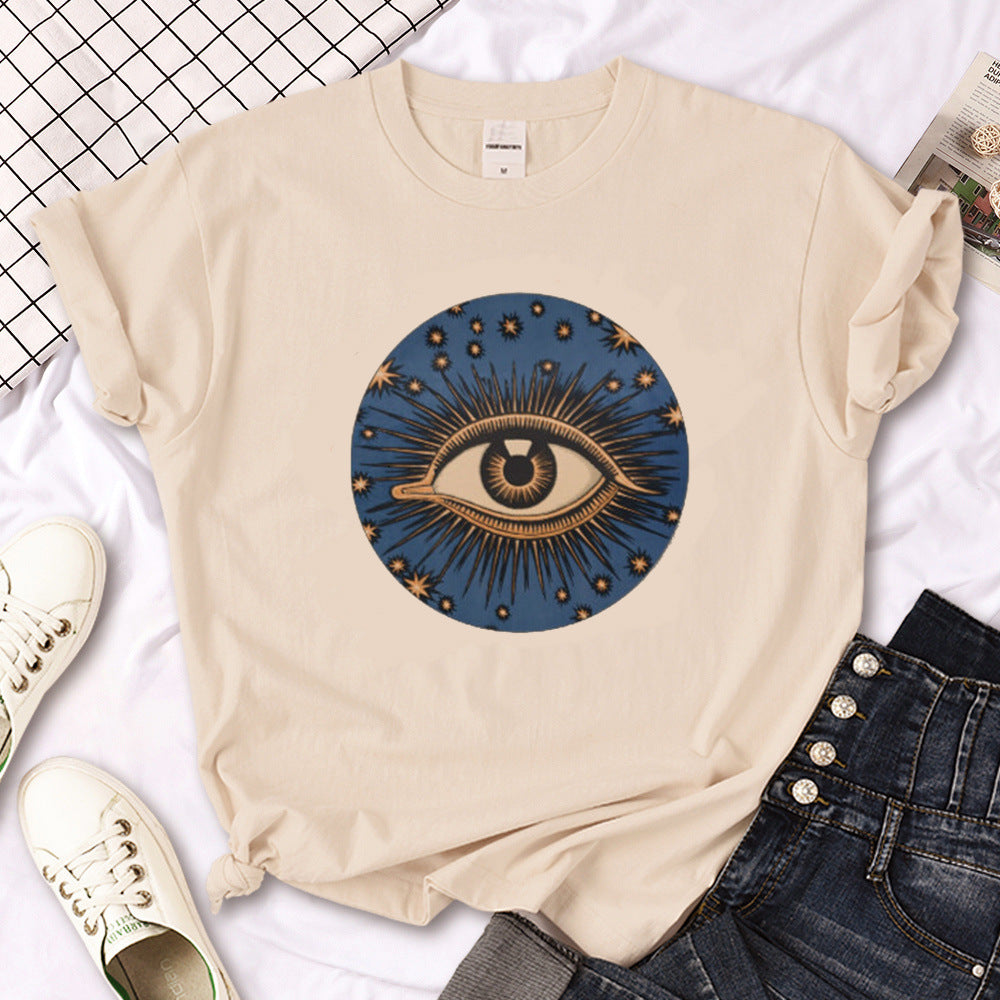T-shirt femme gothique triple lune sorcière