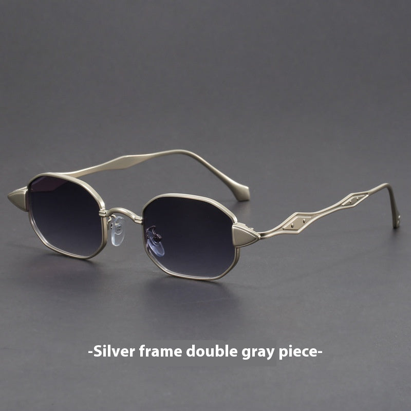 Lunettes de soleil rétro tendance mixte