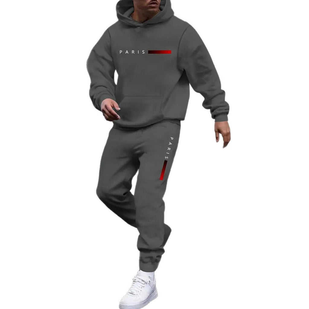 Ensemble sweat et pantalon imprimé mode homme