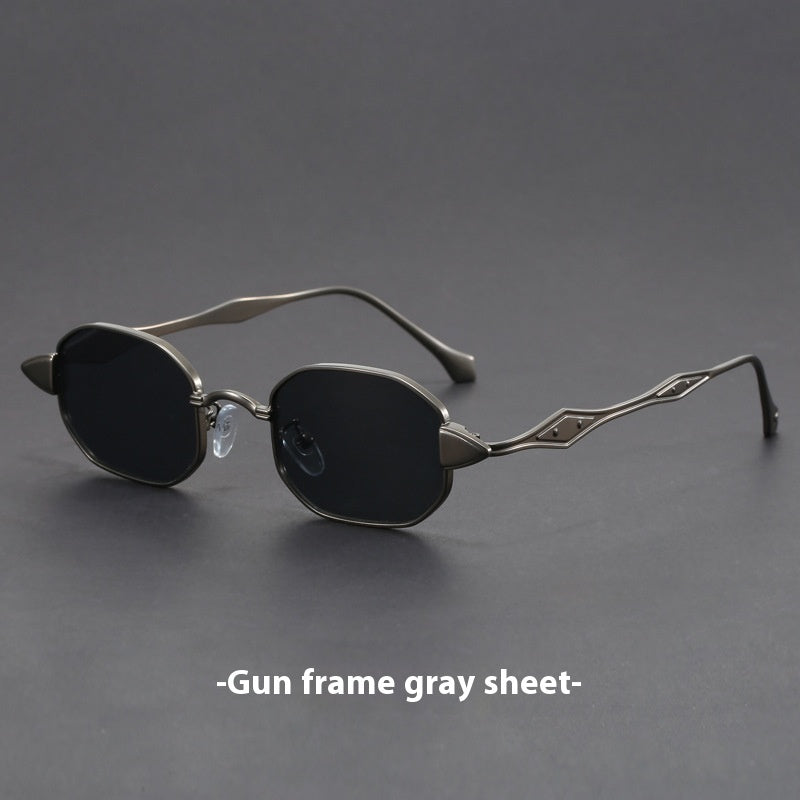 Lunettes de soleil rétro tendance mixte