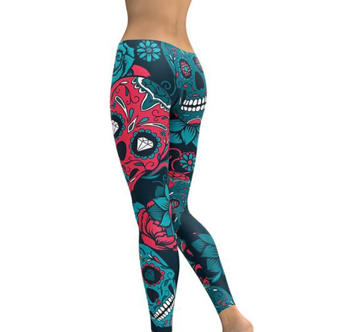 Pantalon de yoga imprimé femme fitness
