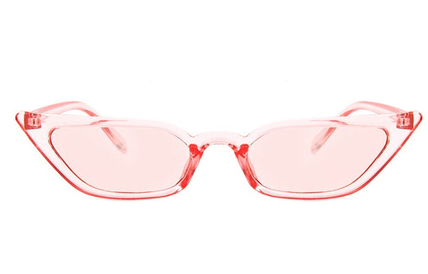 Lunettes de soleil œil de chat sexy étroites