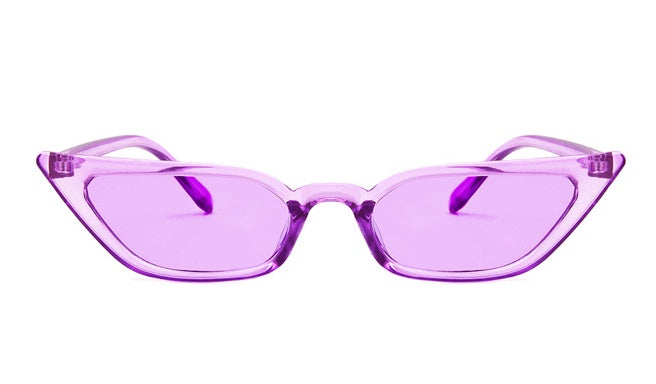 Lunettes de soleil œil de chat sexy étroites