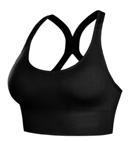 Brassière de sport sans couture femme