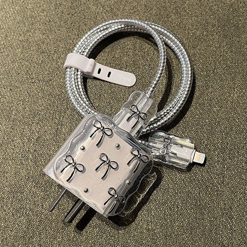 Coque chargeur 20W nœud fille époxy
