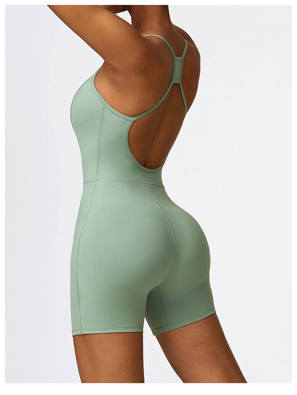 Combinaison de yoga gainante et galbe-fesses